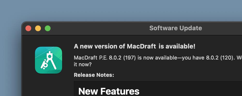 MacDraft New Document
