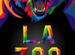 Colorful Bear Zoo Poster